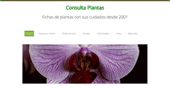 Desktop Screenshot of consultaplantas.com